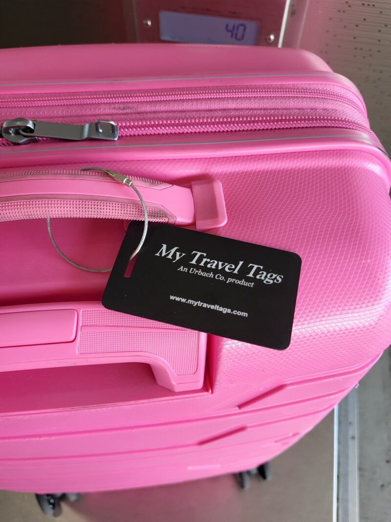 Black Bundle Set of Stylish Luggage Tags - Image 3