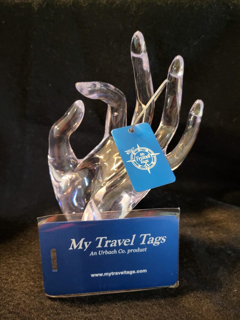 Blue Bundle Set of Stylish Luggage Tags - Image 3