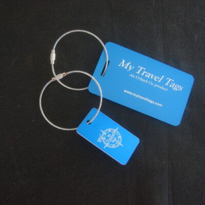 Blue Bundle Set of Luggage Tags