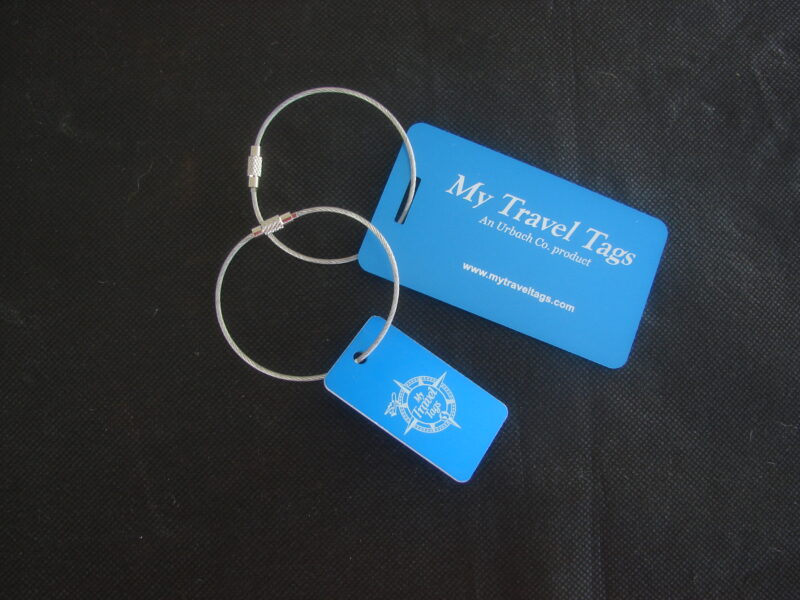 Blue Bundle Set of Luggage Tags