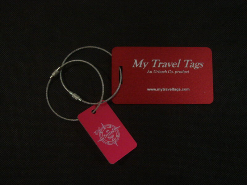 Red Bundle Set of  Stylish Luggage Tags - Image 2