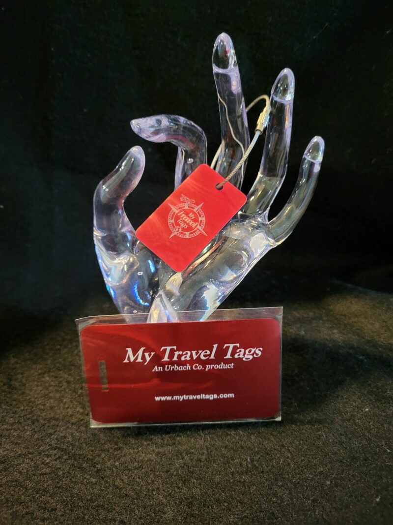 We now have a combination set of the mini and standard, My Travel Tag.